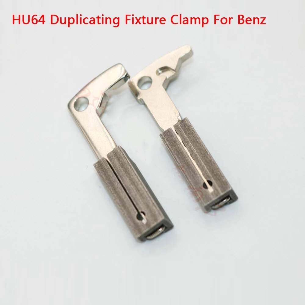 CHKJ 2 unids/lote HU64 abrazadera de fijación duplicadora para llave Mercedes Benz máquina cortadora de llaves en blanco accesorios de pieza de máquina cortadora de llaves