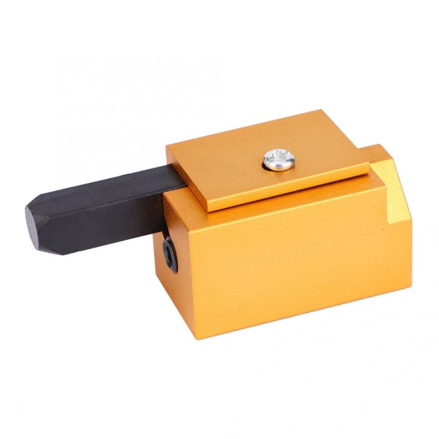 Woodworking Punch Chisel Aluminium Alloy Square Embedded Hinge Door Lock Groove Angle Chisel Woodworking Tool