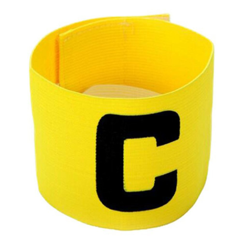 Voetbal Captain Armband Arm Band Leider Concurrentie Voetbal Voetbal Captain Armband Groep Armband Voetbal Training: YELLOW