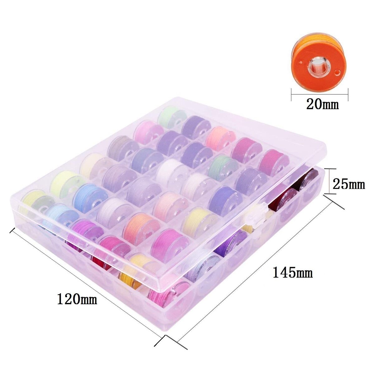 36PCS Mixed Colors Handmade Sewing Thread Box Set Sewing Machine Knitting Thread Thick Line Hand Stitching Sewing Tools