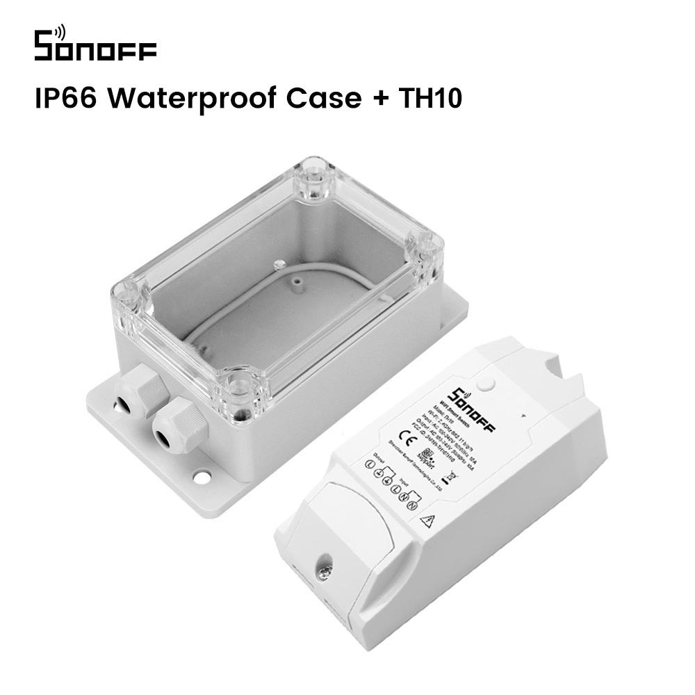 Itead Sonoff IP66 Waterdichte Cover Case Junction Box Compatied Met Sonoff Basic/Rf/Pow/Dual/TH10/TH16 Smart Home Wifi Schakelaar