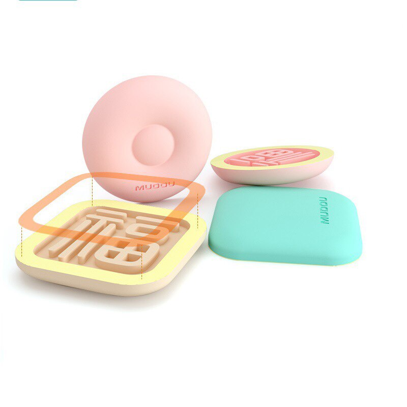 4-piece Air-soft Silicone Anti-collision Stickers Door Handle Anti-collision Pad Protection Cushion Door Rail Wall Guard