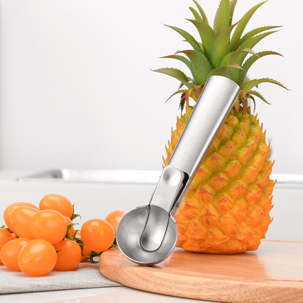 Stainless Steel Ice Cream Scoop Ice Ball Maker Yogurt Cookie Dough Meat Balls Ice Cream Spoon Tools Ice Cream Scoop