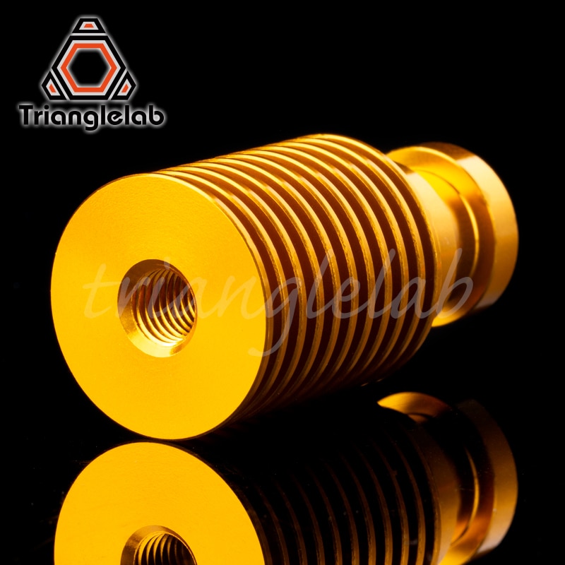 V6 Gold Heatsink For Gold Hotend Radiator Remote 1.75MM Direct & Bowden For Feeding 3D Printer Titan Extruder AQUA
