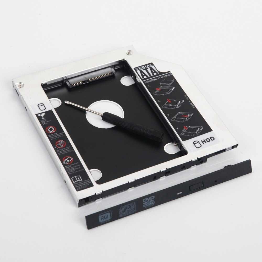 2nd hdd ssd harddisk optisk bay caddy ramme adapte... Grandado