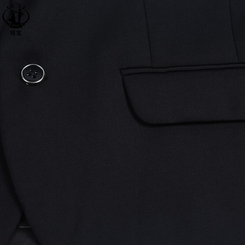 Nimble Spring Autumn Formal Black Toddler Boys Suits Children Party Host Wedding Costume Clothing Blazer Vest Pants