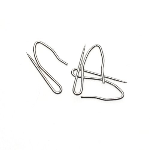 10pcs Curtain Drapery Pin Hooks - Silvery