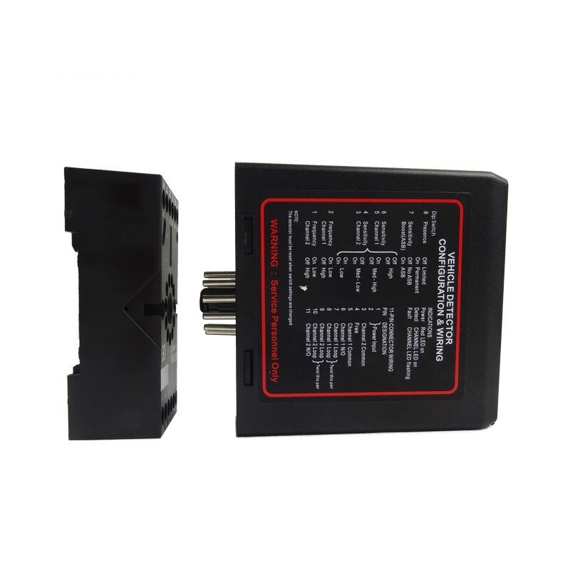 AC110v PD232 dual channel induction car loop detector sensor for motor protection door parking system