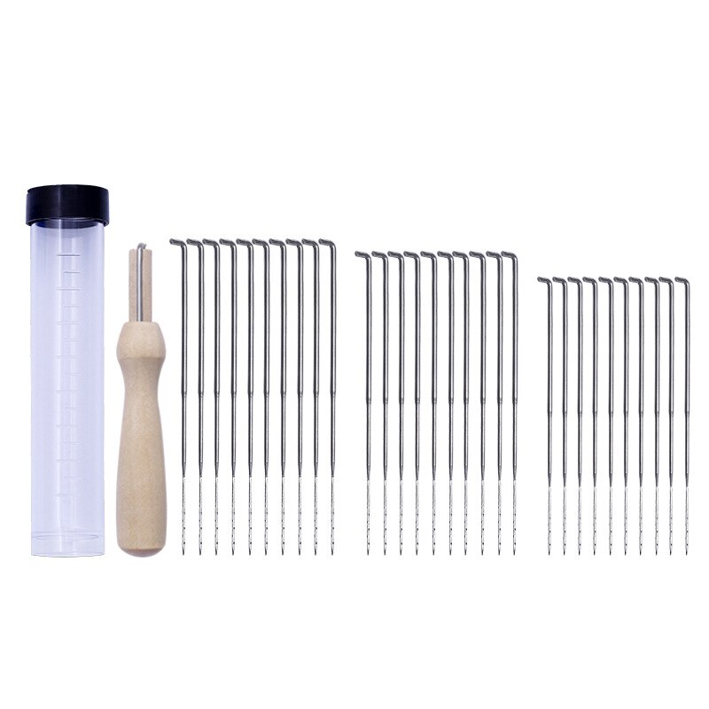 Multi-Needle Pen The Poking Fun Tools for Wool Felt Replace Needles with DIY Art Handwork Craft Multi Needle Leather Finger Cot