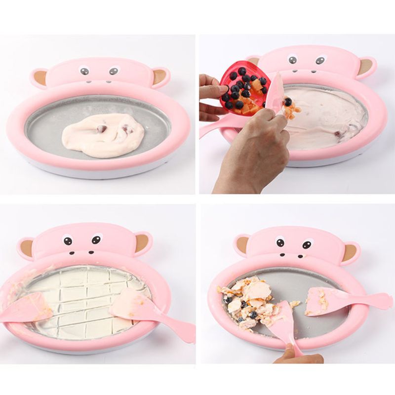 Fried Yogurt Machine Ice Cream Maker for Household Preparing Ice Cream Rolls