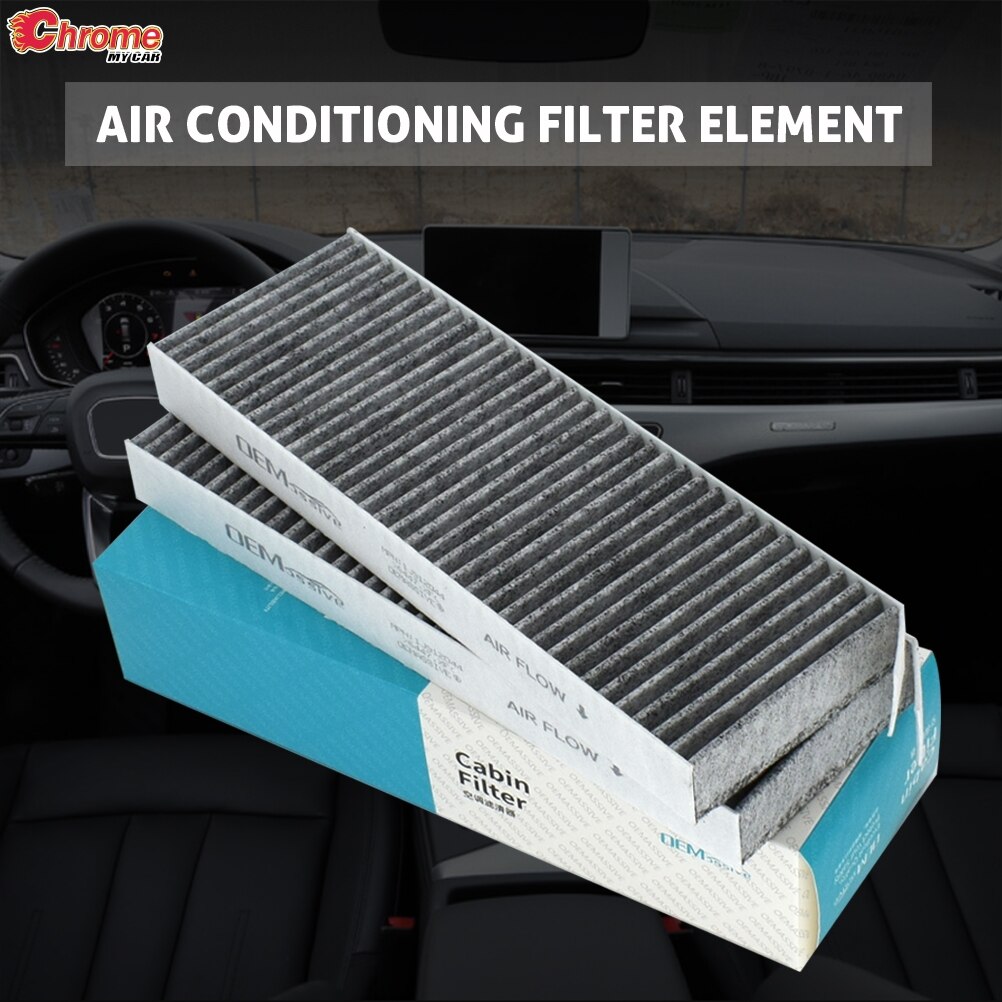2x Auto-accessoires Actieve Kool Pollen Cabine Airconditioning Filter Voor Citroen C4 Berlingo DS5 Peugeot 3008 5008 Partner