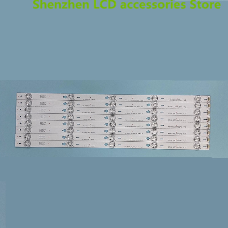 For THOMSON 48FA5413 48FA5403 48FS3750 48HR330M05A1 V2 YHE-4C-LB4805-YH1CK HQ4 B48A858U LE48M4S1 5LED(6V) 490mm