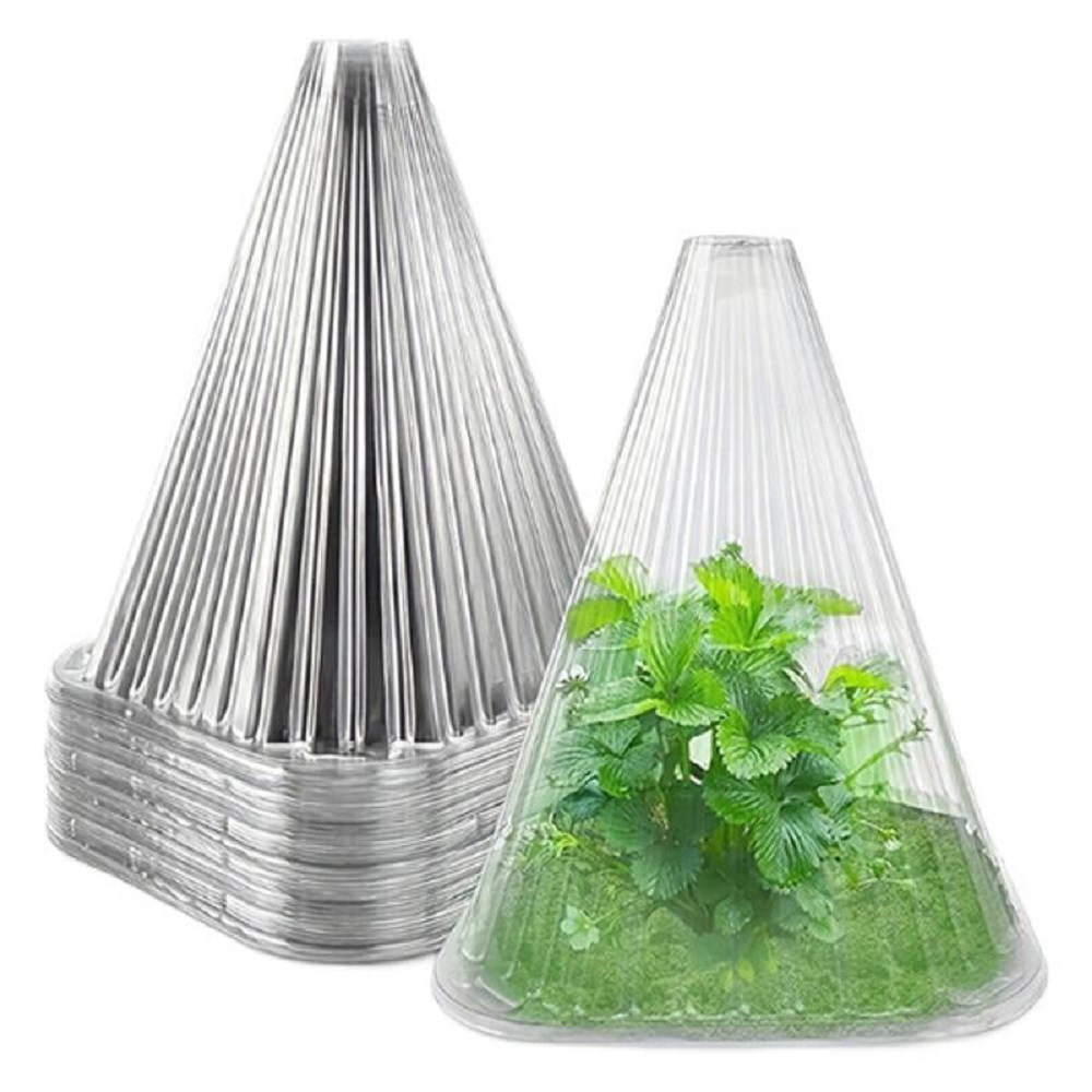 Cloches pour plantes de jardin, 20 pièces, couverture contre les escargots/Influences météorologiques pour les soins et la Protection des plantes, couverture de Protection efficace des plantes: L