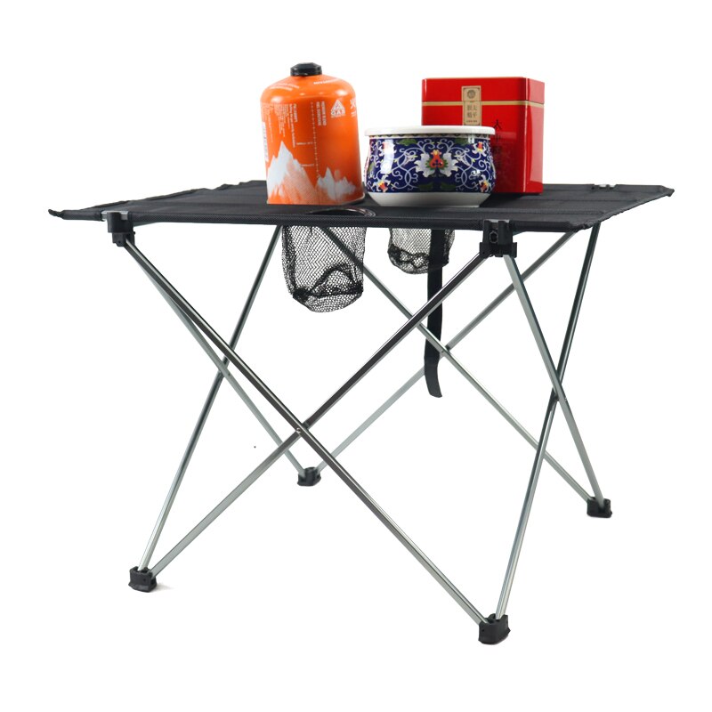 Table basse pliante en tissu Oxford, ultra-légère, randonnée en plein air, Camping, repas sauvage, pique-nique, voyage épais, transport plage, thé