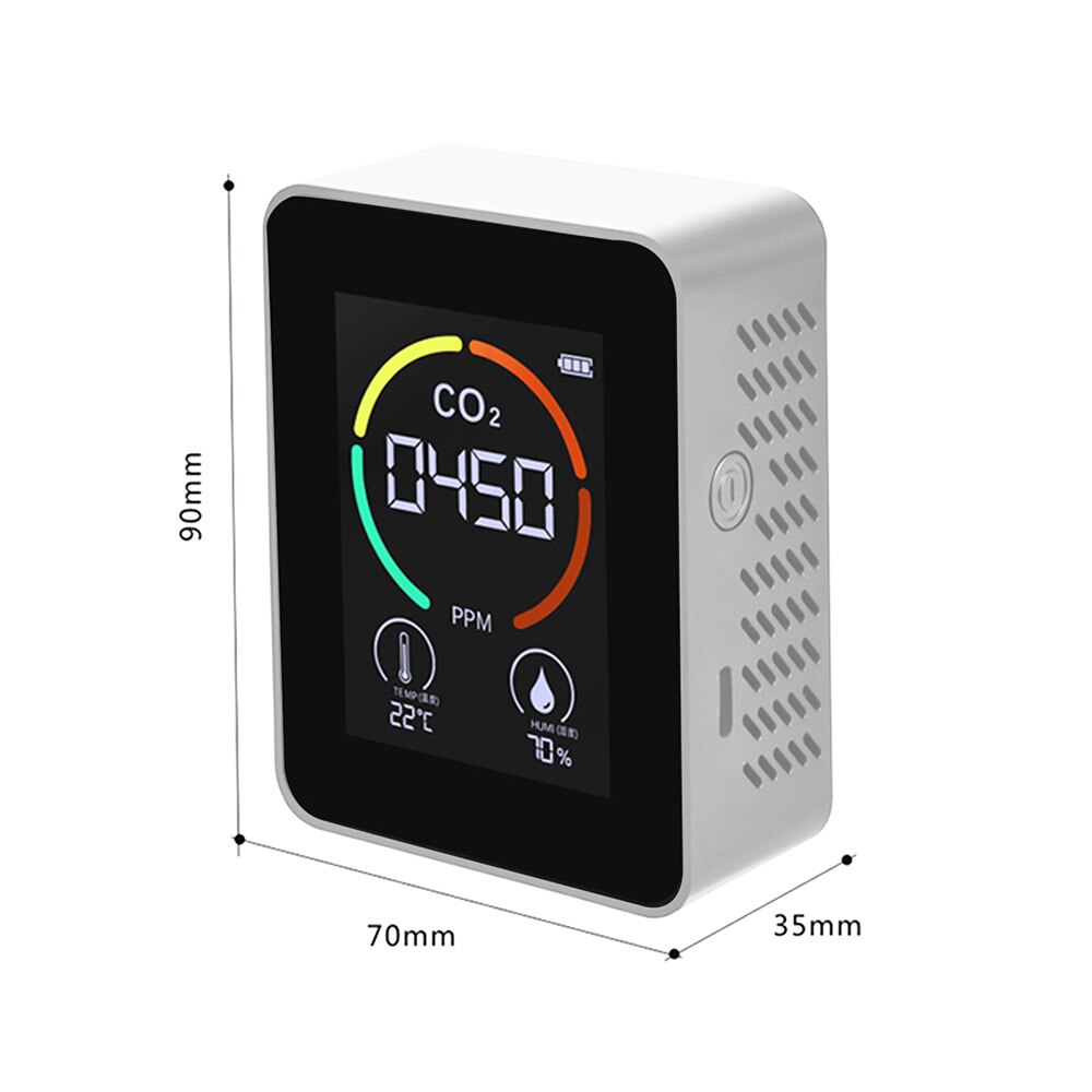Xiaomi CO2 drinnen Meter Digital Luft Detektor Intelligente Luft Analyzer Haushalt CO2 Monitor Halbleiter erkennung
