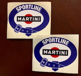 Klassieke Sportline Martini Stickers Auto Decoratie