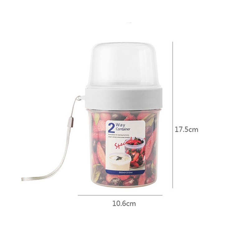 Køkken opbevaring arrangør korn beholder ris korn korn bønne beholder & målebæger forseglet boks silikone ring forseglet tank: 310 x 360ml