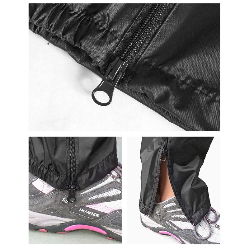 Buiten heren wandelen klimmen fietsen regendicht waterdichte broek nylon stof zwarte regenbroek dames regenbroek heren