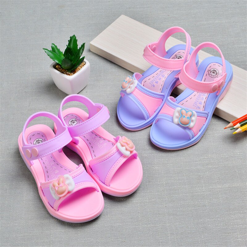 Girls sandals summer kids jelly shoes princess sandals children soft bottom jelly sandals school students girls beach sandals