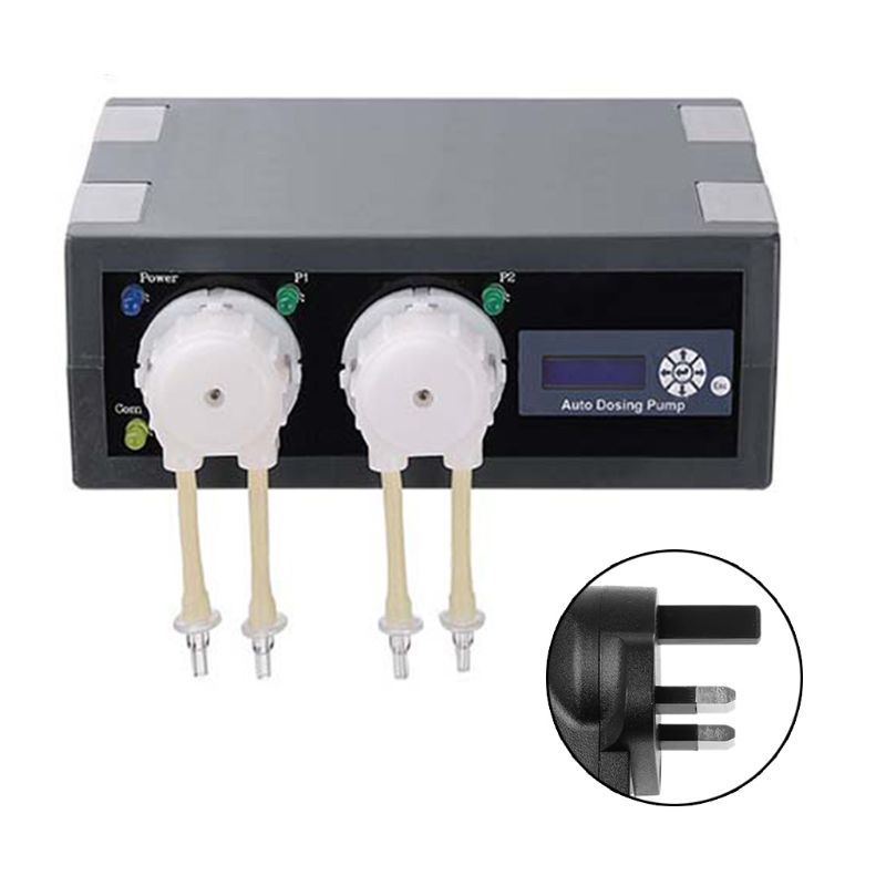 DP2 Auto Dosing Pump Automatic Doser for Marine Reef Aquarium Fish Tank Titration Peristaltic Pump: UK