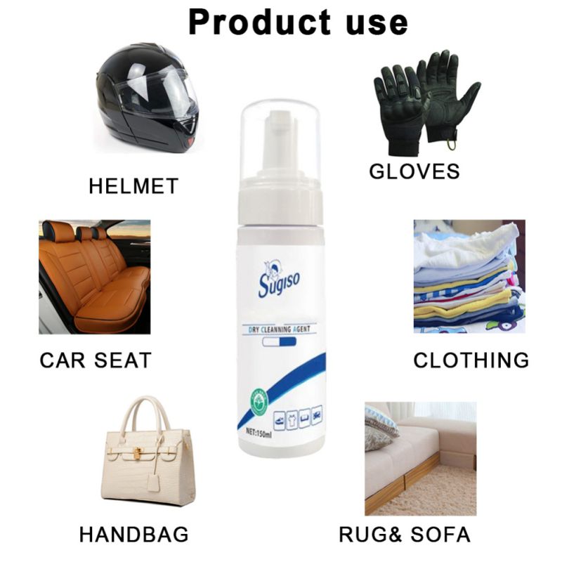 100ml Multi-purpose Waterless Clothing Cleansing Agent Foam Dry Cleaning Agent Liquid Stains Dust Cleaning Down Jacket Cleaner