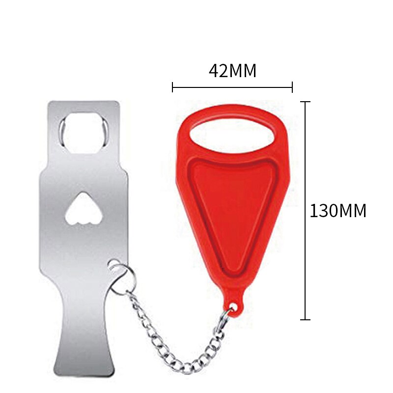 Przenośna blokada drzwi zabezpieczenie przed kradzieżą blokada zamka ogranicznik robić drzwi robić hotelu Szkoła Wyższa Dom Szkoła apartament nowość: B