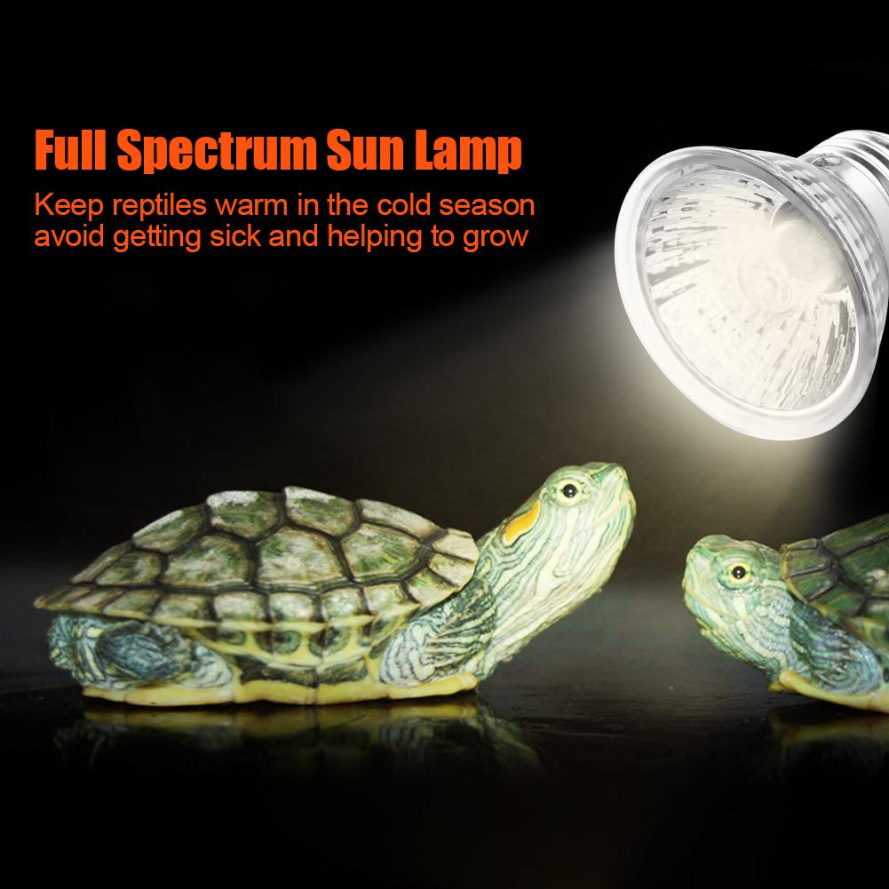 UVA UVB Volledige Spectrum Zon Lamp Reptiel Verwarming Licht Lamp Sunbathe Lizard Heat Lamp