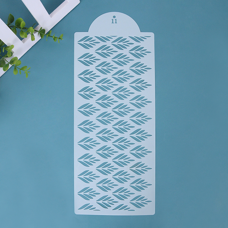 Fondant Cake Mesh Stamps Stencils Embossing for Decorating Tool Plastic Spray Mold Wedding Cookies Chocolate Drawing Painting: Beige