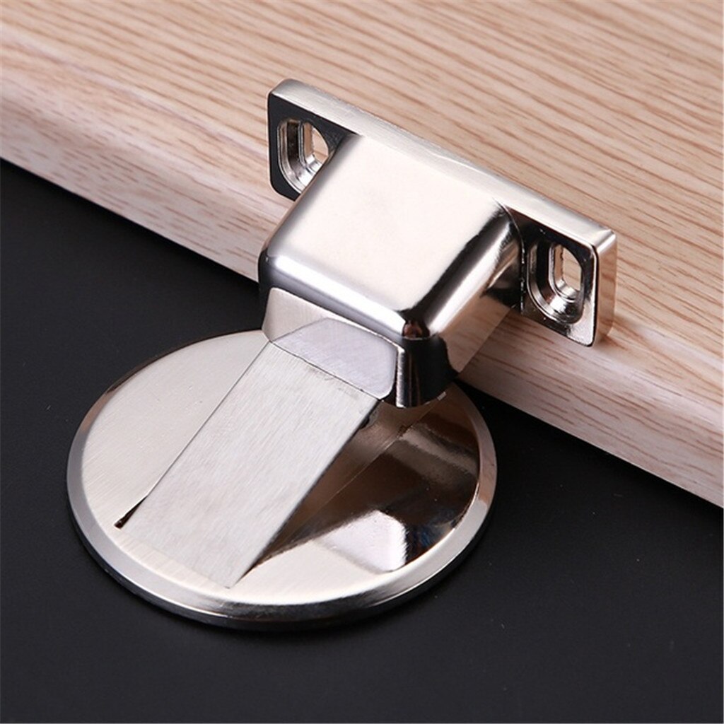 Magnetische Tür halt Zink-legierung Tür Stopper Versteckte Tür Halfter CatchFloor Nagel-freies Unsichtbare Anti-kollision Saug Türstopper #38: Tür  halt B