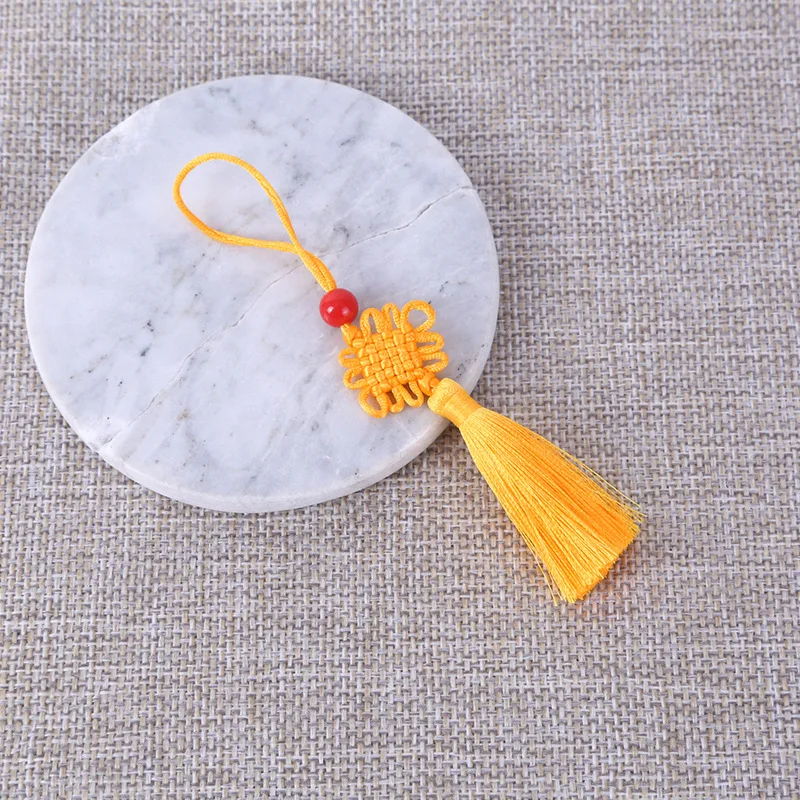 2/5 st 5cm festliga tofsar hänge kinesisk knut sidentofsar sömnad gardinberlocker tofs gör-det-själv-pyssel smyckestillverkning dekor: S / Annan färg