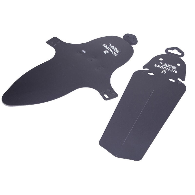 Guardabarros ligeros de Rueda trasera para bicicleta, conjuntos de guardabarros negros para ciclismo: Default Title