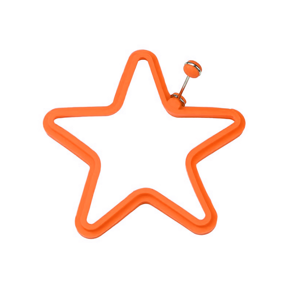 Silicone Fried Egg Pancake Ring Omelette Fried Eggs Star Shaped Eggs Mould For Cooking Gadgets For Kitchen: 02