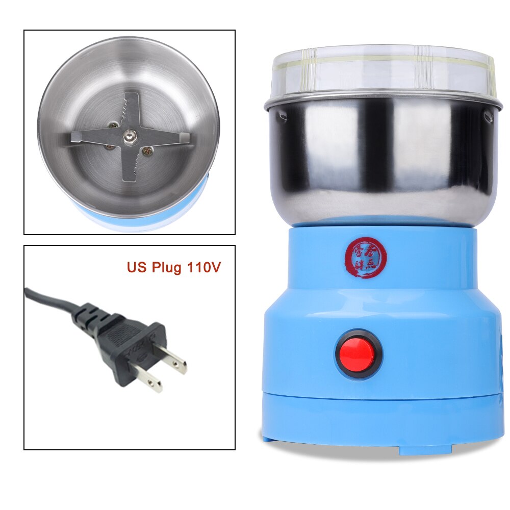 Mini Electric Food Chopper Processor Mixer Blender Pepper Garlic Seasoning Coffee Grinder Extreme Speed Grinding Kitchen Tools