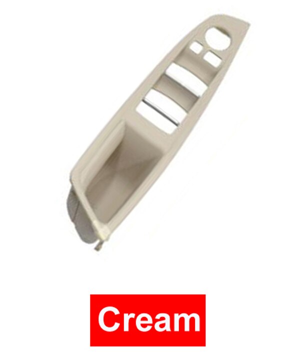 RHD Right Handle Drive For BMW 5 series F10 F11 F18 Inner Door Pull Handle Interior Panel Driver's Seat Button Switch Storage: Cream