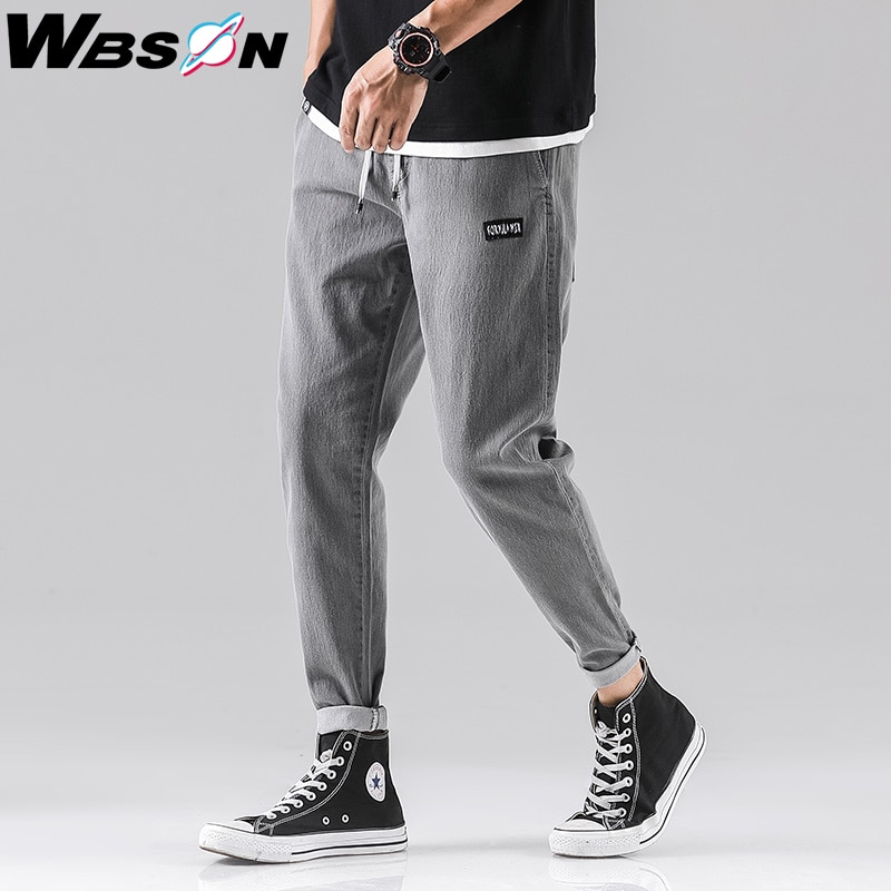 Wbson jeans heren denim jogging jeans broeken heren grijze jeans casual broeken slim jeans heren werkjeans heren syg 2310