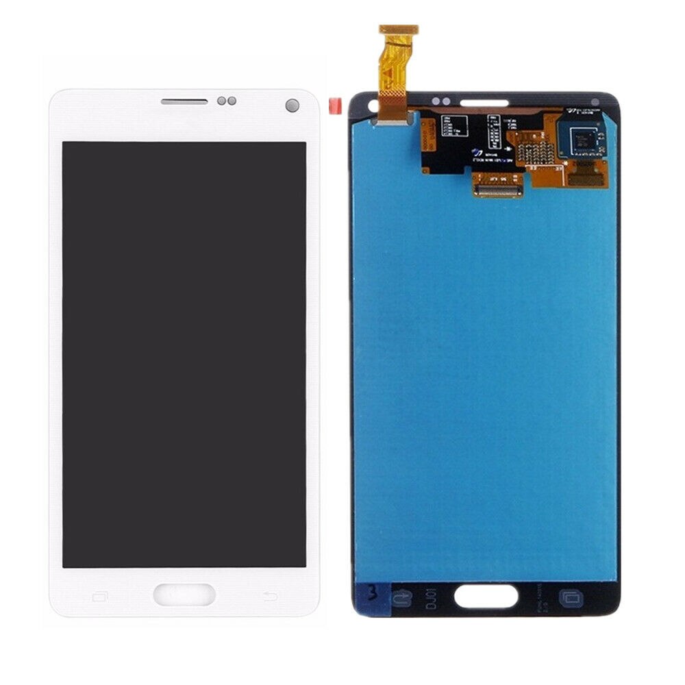 Brennen Schatten AMOLED 5,7 ''LCD Für SAMSUNG GALAXY Note 4 N910A N910F LCD Display Touch Screen Digitizer