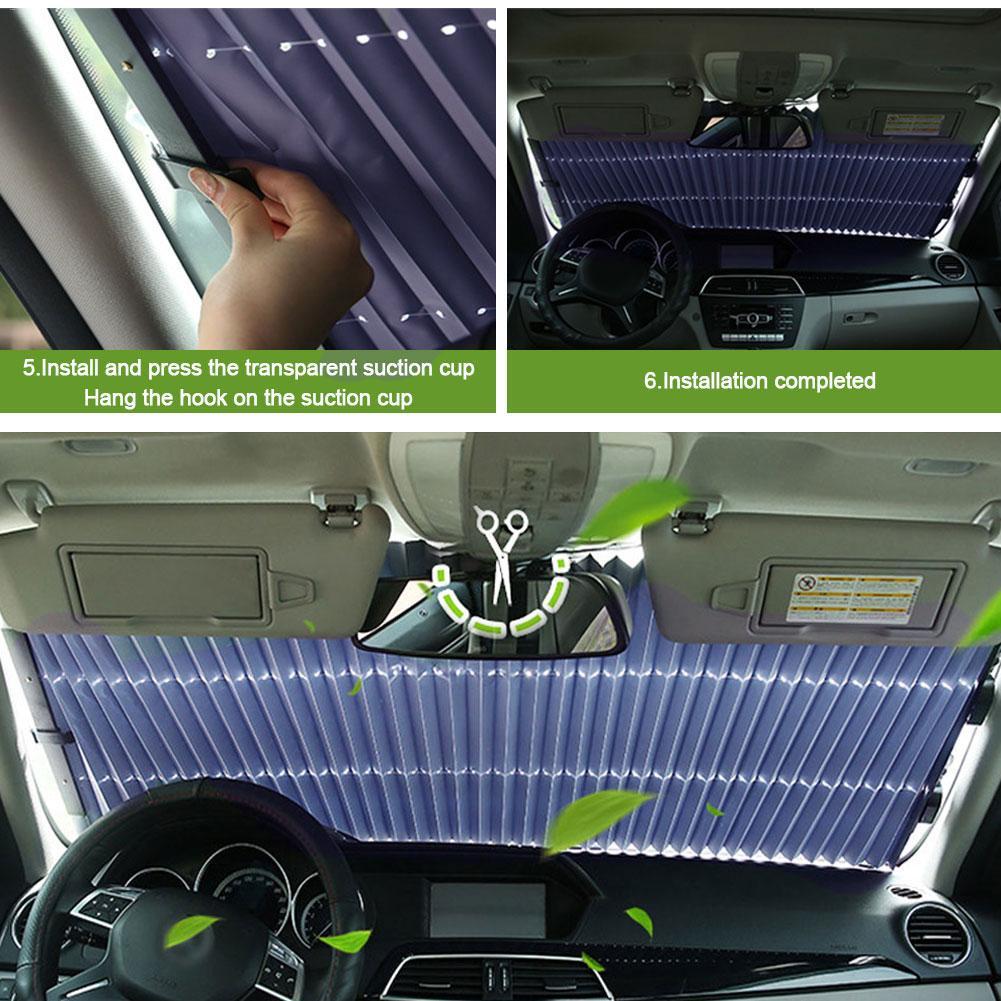 Windschutz scheibe Sonnenschutz faltbare Auto Frontscheibe Vorhang