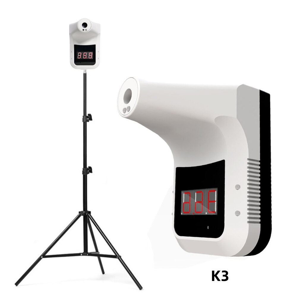 Non-Contact Wall-Mounted Digital Infrared Thermometer with 160cm Tripod Stand K9 1000ml Automatic Sensor Soap Dispenser: K3