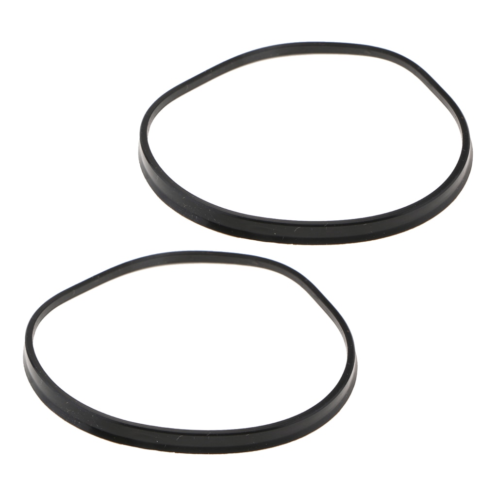 2 stuks Stofdicht Bajonet Afdichtring Rubber voor Canon EF 24-105 24-70 17-40 16-35mm Lens Reparatie (Zwarte Cirkel)