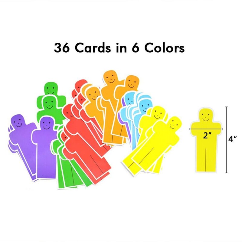 Who Is Here Kids Attendance Pocket Chart Suitable for Classroom Preschool Kindergarten with 36 Replacement Cards