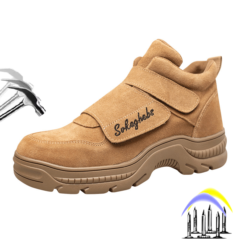 Scarpe antinfortunistiche da lavoro per uomo Spark antispruzzo indistruttibile punta in acciaio uomo stivali antinfortunistici da lavoro Sneaker da costruzione maschile antisfondamento