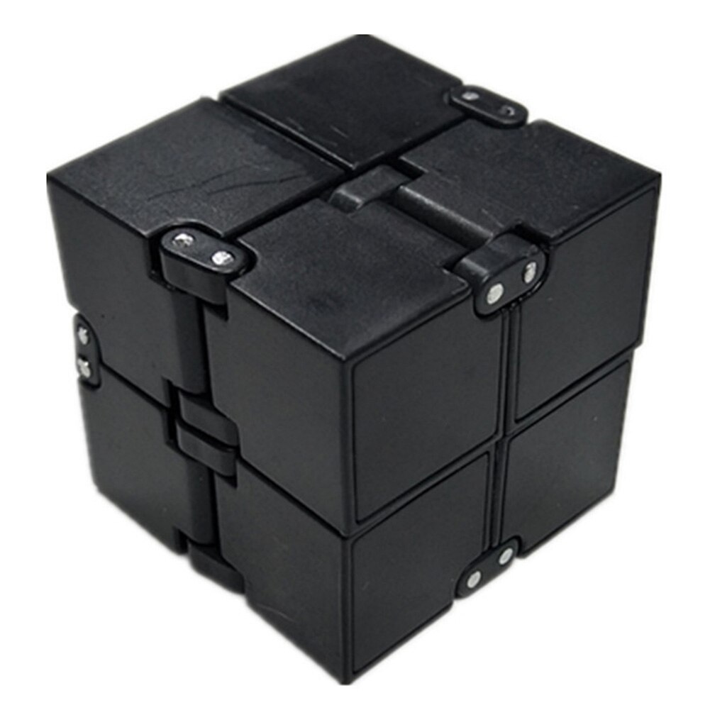 Magische Kubus Aluminium Cube Toys Premium Metalen Vervorming Magische Anti-Stress Cube Stress Reliever Speelgoed