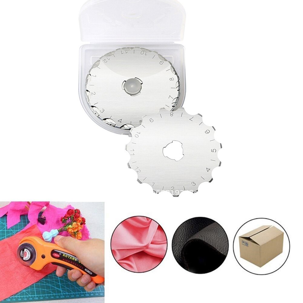 5/10/15 PCS 45 mm Rotary Blades Paper Cutter Knitting Circular Cutting Patchwork Leather Crafts Rotary Cutter Replacement