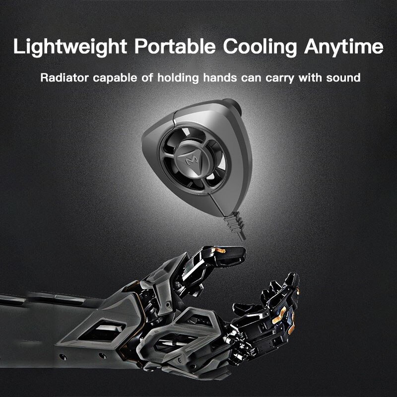 FL02 Portable Cooling Fan Gamepad Game Handle Radiator Mobile Phone Cooler Mini Cooling Fans For IPhone Xiaomi Tablet In Stock