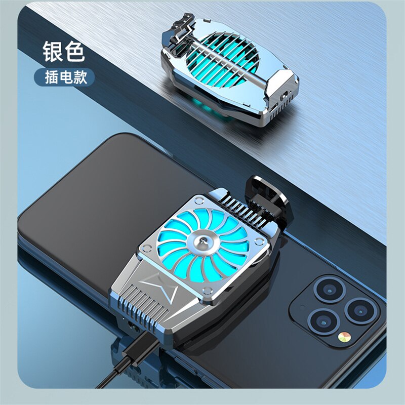 Universal Mobile Phone USB Game Cooler System Cooling Fan Gamepad Holder Stand Radiator For iphone Xiaomi Huawei samsung phone