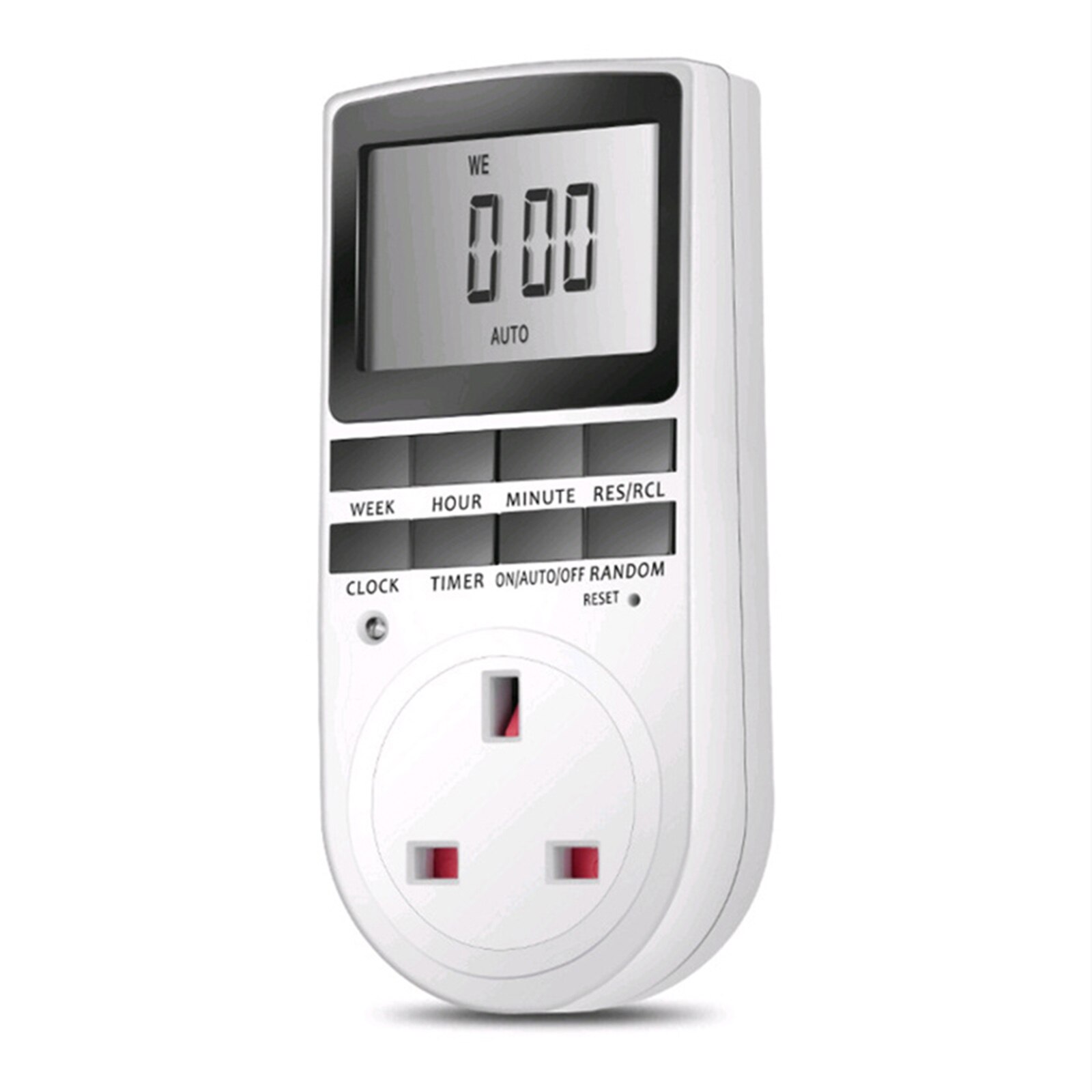 7 Day Digital Outlet Timer with Big Display Screen Programmable Easy to Set Socket Timer for Electrical Outlets Lights 66CY: Default Title