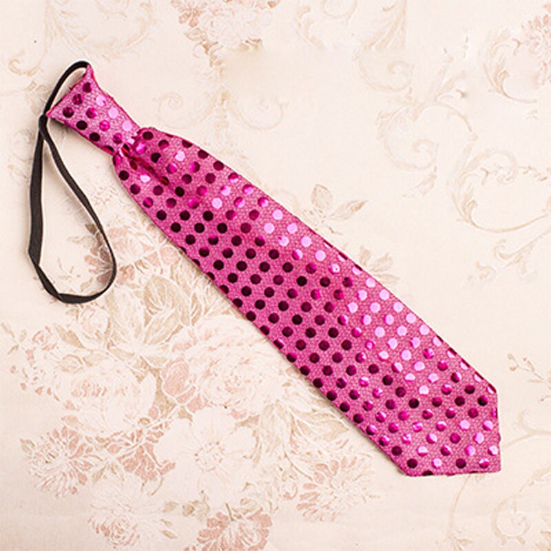 1pc glød i mørket slips led slips leker nattglødende blits mixcolor lysende dress slips festrekvisita danse scene rekvisitter leketøy