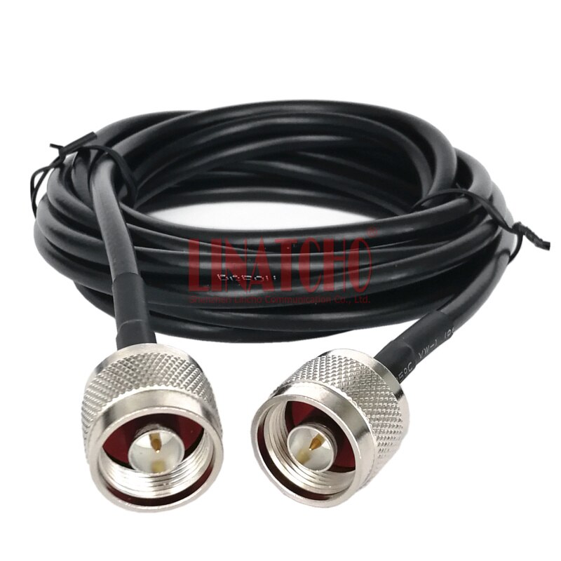 3 meter RG58U coaxkabel met 2 N Male Connector signaal repeater indoor antenne aansluiten kabel