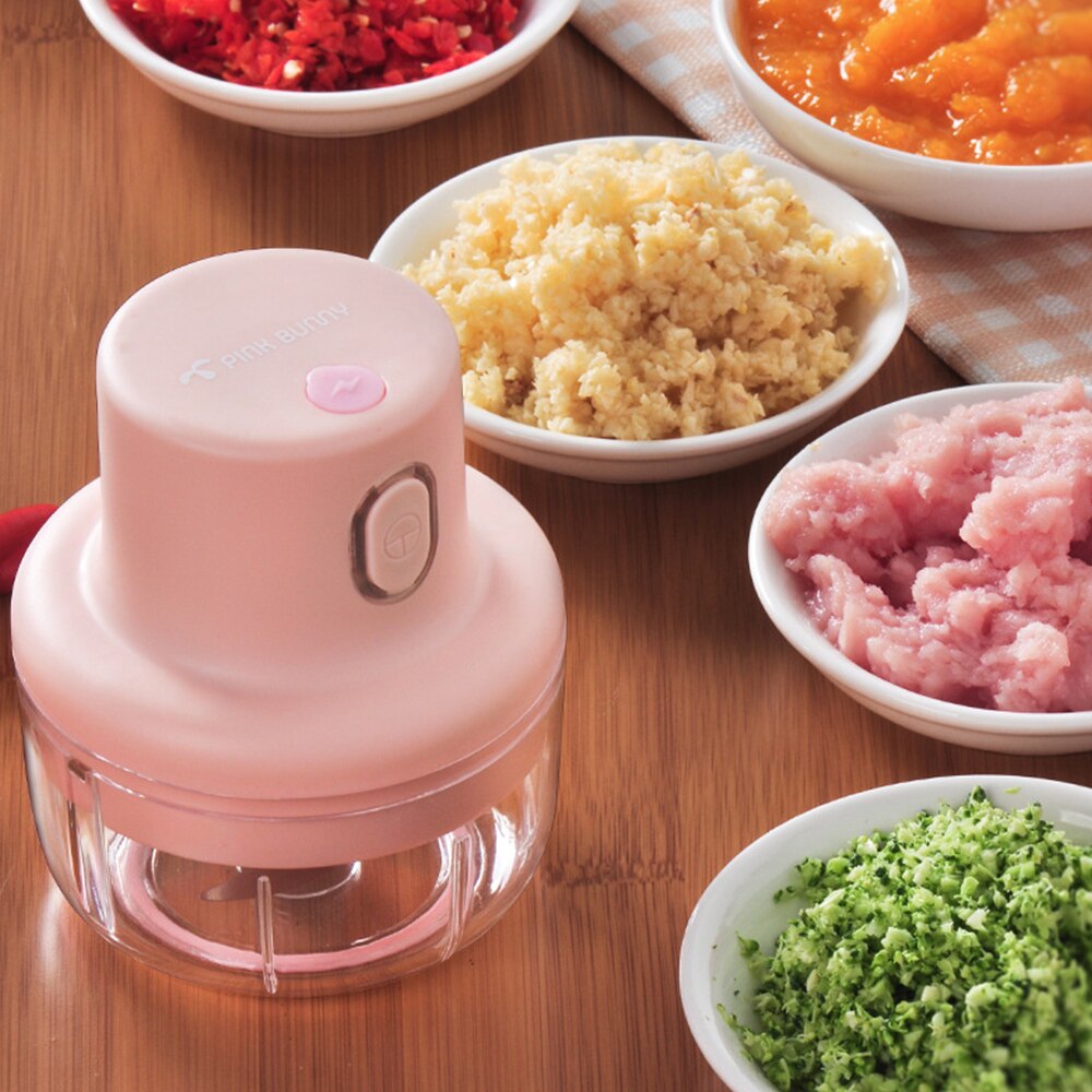 Wireless Electric Meat Grinder Food Chopper Mini Stainless Electric Kitchen Chopper Meat Grinder Shredder Kitchen Tools