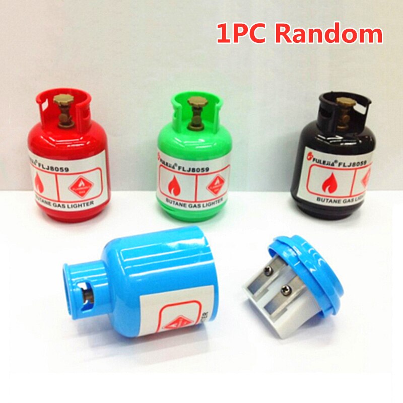 1PC Cute Owl Pig Hedgehog Hippo Plastic Pencil Sharpener Lovely Multiple Animals Stationery for School Kids: Gas Tank
